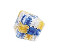 Racocou Gioco di lancio della palla nel labirinto 3D, puzzle a cubo 3D con palla veloce, giocattolo interattivo e pratico per allenare il cervello, antistress