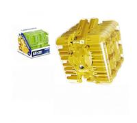 Racocou Gioco di lancio della palla nel labirinto 3D, puzzle a cubo 3D con palla veloce, giocattolo interattivo e pratico per allenare il cervello, antistress,Marrone