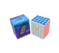 Racocou Il cubo a colori primari 4X5X6 a funzionalità completa e velocità disuguale è adatto per uso educativo, per alleviare lo stress creativo e come giocattolo per bambini piccoli,Clear