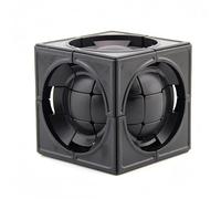 Racocou Palla magica nera colorata, Cubo magico 3x3 di forma speciale, giocattolo puzzle educativo per bambini, adatto per l'apprendimento e il rilassamento creativo.,Marrone