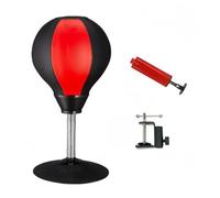 Racocou Pallone da Boxe Anti-Stress con Ventosa, da Scrivania e Pavimento, Sacco da Boxe Due in Uno per Adulti, in Ufficio, Rimbalzo Rapido per Ansia e Rilascio della Rabbia,Multi colored
