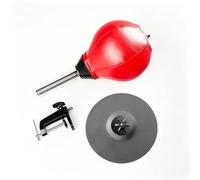 Racocou Pallone da Boxe Anti-Stress con Ventosa, da Scrivania e Pavimento, Sacco da Boxe Due in Uno per Adulti, in Ufficio, Rimbalzo Rapido per Ansia e Rilascio della Rabbia,Rosso
