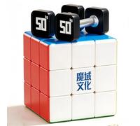 Racocou Sedia Cube 3x3 da 40 cm, giocattolo decorativo a colore uniforme e scorrevole, giocattolo educativo, può essere usata per giocare o come sedia