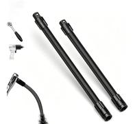 Racocou Set di 2 pezzi di barre di estensione flessibili da 1/2" 250mm e 350mm - Prolunga torque lunga per cricchetto a bussola e chiave a impulsi