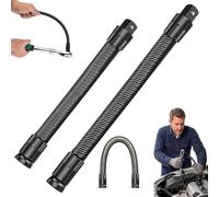 Racocou Set di 2 pezzi di prolunga con albero flessibile 1/2" - 250mm e 350mm - Estensore di coppia lungo universale per cricchetto a bussola e chiave ad impatto