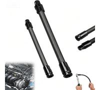 Racocou Set di 2 Prolunghe Flessibili con Albero 1/2" - 250mm e 350mm - Prolunga ad Alta Coppia per Cricchetto e Chiave a Impatto
