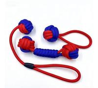 Racocou Set di Giochi con Corda per Cani Durevoli Giochi Interattivi di Tire e Molla da Masticare per la Pulizia dei Denti Sollievo dalla Noia per Cani di Piccola e Media Taglia,Rosso