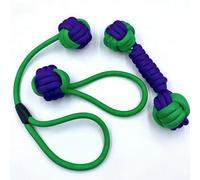 Racocou Set di Giochi con Corda per Cani Durevoli Giochi Interattivi di Tire e Molla da Masticare per la Pulizia dei Denti Sollievo dalla Noia per Cani di Piccola e Media Taglia,Viola