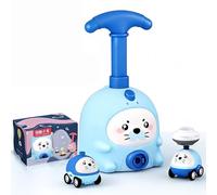 Racocou Set regalo macchina a pallone aerodinamico rosa, giocattolo educativo per bambini e genitori, adatto a bambini sopra i 3 anni,Blu