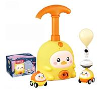 Racocou Set regalo macchina a pallone aerodinamico rosa, giocattolo educativo per bambini e genitori, adatto a bambini sopra i 3 anni,Giallo