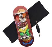 RACOFSB Pro Fingerboard 34mm Wooden Board Professional Finger Skateboard Trucks CNC Swirl Wheels (Hamburg)