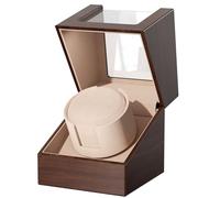 Racokky Scatola carica orologi singola automatica, Marrone, 1 Pack