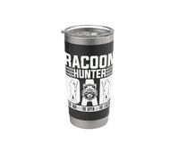 Racoon Hunter Dad L'idolo L'amante della caccia Racoon Hunter Bicchiere termico in acciaio inox doppia parete