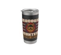 Racoon Hunter Prima Coon Caccia Caffè Amante Racoon Hunter Bicchiere termico in acciaio inox doppia parete