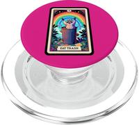 Racoon In A Garbage Can! Divertente Tarocco Carta Mangia Trash Raccoon PopSockets PopGrip per MagSafe