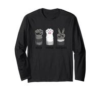 Racoon Paw Game Night Rock - Forbici di Carta Maglia a Manica