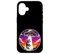 Racoon rapì il rapimento spaziale alieno della navicella spaziale Custodia per iPhone 16