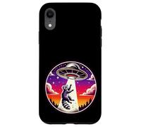 Racoon rapì il rapimento spaziale alieno della navicella spaziale Custodia per iPhone XR
