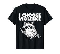 Racoon Scelgo la violenza Maglietta