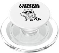 Racoon Scelgo la violenza PopSockets PopGrip per MagSafe