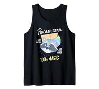 Racoonicorn Magic unisce Trash Panda Unicorn Lovers Racoon Canotta