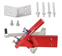 RACTOP Affilatrice per Lame per Tosaerba Regolabile da 15° a 45° - Kit di Strumenti per affilatura ergonomica per Uso Domestico e Commerciale, per Lame Professionali per Tosaerba, Rosso