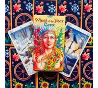 Rad Del Anno Tarot Deck Carte Platano Esoterico Lo Scarabeo Divinazione NUOVO