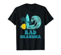 Rad Grandma The Big One, Primo Compleanno, Surf Family Matching Maglietta