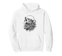 Rad Howling Wolf Design for The Wolfpack Felpa con Cappuccio