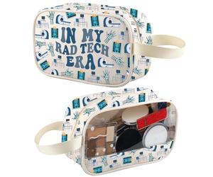Rad Tech, borsa per il trucco Rad Tech Gifts Xray Tech Regalo Radiologia Tech Week Regali Radiologic Technologist Cosmetic Bag in My Rad Tech Era, Rad Tech Era Tm2, alla moda