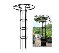 RADAAB Trellis Obelisco da Giardino per Piante Climbing Outdoor 90/120/150/180/210 cm | Robusto Trellis da Giardino per Vigne, Pomodori, Piselli | Gabbia di Supporto per Fiori (Size : 180cm/5.9ft)