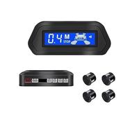 radar inverso Schermo di visualizzazione dell'automobile radar inverso dispositivo di allarme sonoro con 4 sensori kit sensore inverso supporto distanza di ispezione di 0-2M parcheggio auto radar