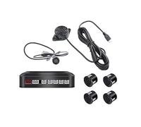 radar inverso Universale Car Parking Sensor Kit 4 Sensor Buzzer Auto Reverse Detection Distanza Invertire Distanza Invertire Auto Work Radar Sound Alarm Car Parking Reverse Radar (PT02-B)