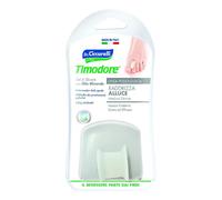 Timodore RADDRIZZA ALLUCE IN GEL DI SILICONE BIANCO SEMITRASPARENTE SREGAMENTO FRA IL PRIMO E IL SECONDO DITO IGIENEPIEDE 1 PEZZO
