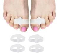 Raddrizza Dita Dei Piedi, [4 pz] correzione del bunion, separatore per alluce in gel, adatto per il dolore da borsiti bunion sovrapposto alle dita dei piedi alluce valgo sollievo dal