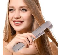 Raddrizzatore Capelli Bigodino, 3 Raddrizzatori Per Capelli Temperatura Regolabile, Raddrizzatore Per Capelli Senza Fili In Ceramica 2600 MAh Per Folletto Barba A Capelli Corti