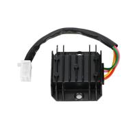 Raddrizzatore Corrente Universale Per Motociclette Stabilizzatore Tensione A 4 Fili E 4Pin 12 V Per Scooter ATV GY6 50 150-250 CC Raddrizzatore Stabilizzatore(Nero)