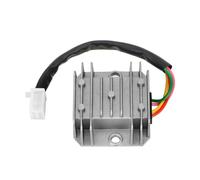 Raddrizzatore Corrente Universale Per Motociclette Stabilizzatore Tensione A 4 Fili E 4Pin 12 V Per Scooter ATV GY6 50 150-250 CC Regolatore Tensione(D'argento)