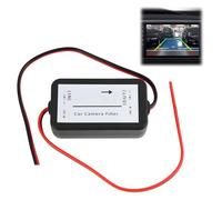 Raddrizzatore Filtro Condensatore 12V DC per Telecamera Posteriore Auto, Stabilizzatore di Tensione con Installazione Facile, Filtro del Relè Raddrizzatore, Filtro di Alimentazione per Auto 12v