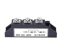 Raddrizzatore fotovoltaico MDK 50A 1600V Bridge Diode Module con Materiale pregiato per apparecchiature industriali