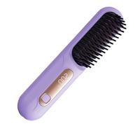 Raddrizzatore per capelli - Mini 7 pollici | Pettine portatile in ABS - Parrucchiere elettrico da viaggio con display a LED per donne e ragazze, lisciatura, riccioli, risultati da salone a casa in