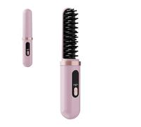 Raddrizzatore per capelli portatile,Display a LED portatile senza fili per acconciatura,Pettine per capelli donna | Uso quotidiano Viaggi Vacanze Appuntamento