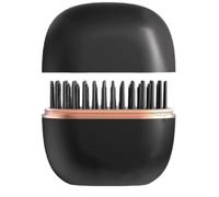 Raddrizzatore per capelli - Spazzola per capelli riscaldata, mini pettine riscaldato, strumento di acconciatura portatile senza fili per donne che viaggiano, spose, appassionate di, salone di