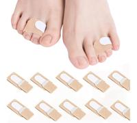 Raddrizzatore per Dita a Martello,10 Pcs stecche per dita dei piedi Tutore Dito a Martello Piede Protezione Dita Piedi per dita rotte,distorsioni, dita incassate e gonfie