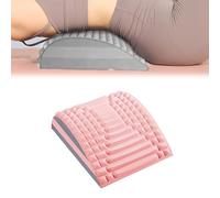 Raddrizzatore per la schiena e il collo 2 in 1, allineare il collo e la schiena, cracker per il rilassamento del collo e del mal di schiena (rosa)