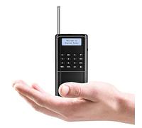 Raddy RD23 Radio Digitale Portatile DAB/DAB+ con Bluetooth, 110 Stazioni Salvate, Radio FM, Ricaricabile via USB-C, Radio Tascabile con Display Chiaro per Casa e Viaggio (Nero)