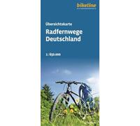Radfernwege Deutschland: Übersichtskarte 1:650.000
