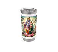 Radha e Krishna Amore Bicchiere termico in acciaio inox doppia parete