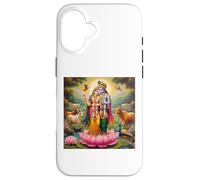 Radha e Krishna Amore Custodia per iPhone 16