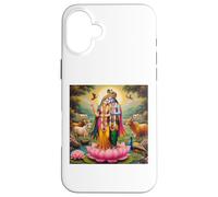 Radha e Krishna Amore Custodia per iPhone 16 Plus